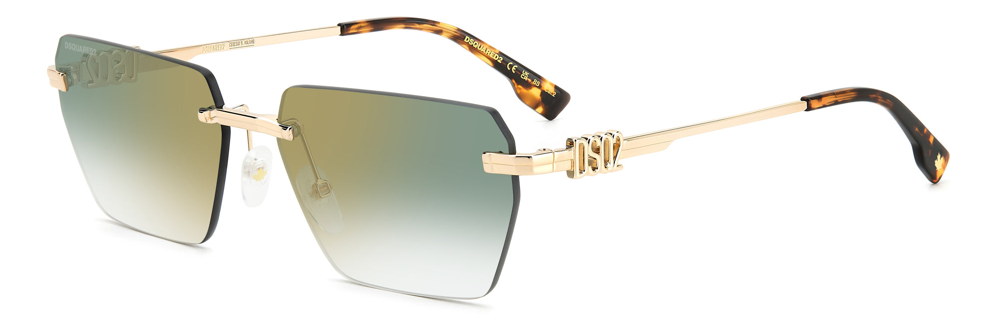 Gold Green/Green Gradient Mirror