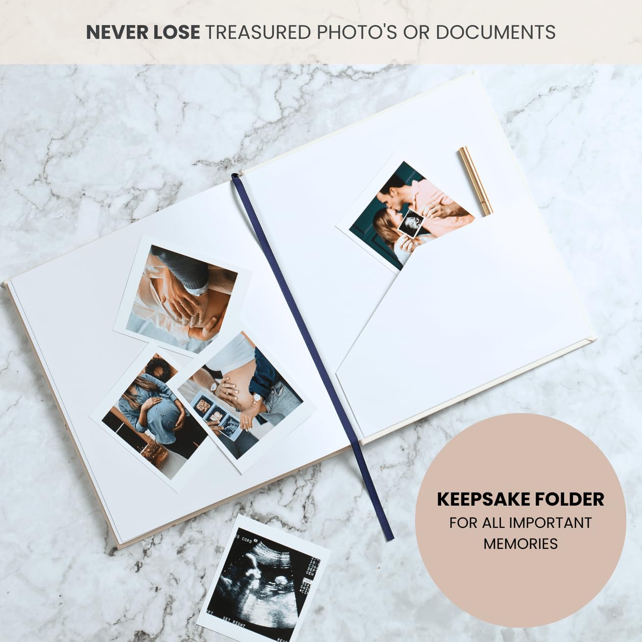My Pregnancy Journal Memory Book - 128 Page Pregnancy Planner & Scrapbook for First-Time Moms 2025 - Weekly Tracker, Baby Bump Photos, Milestone Memories - Perfect Baby Shower Gift & Keepsake for Expecting Mothers