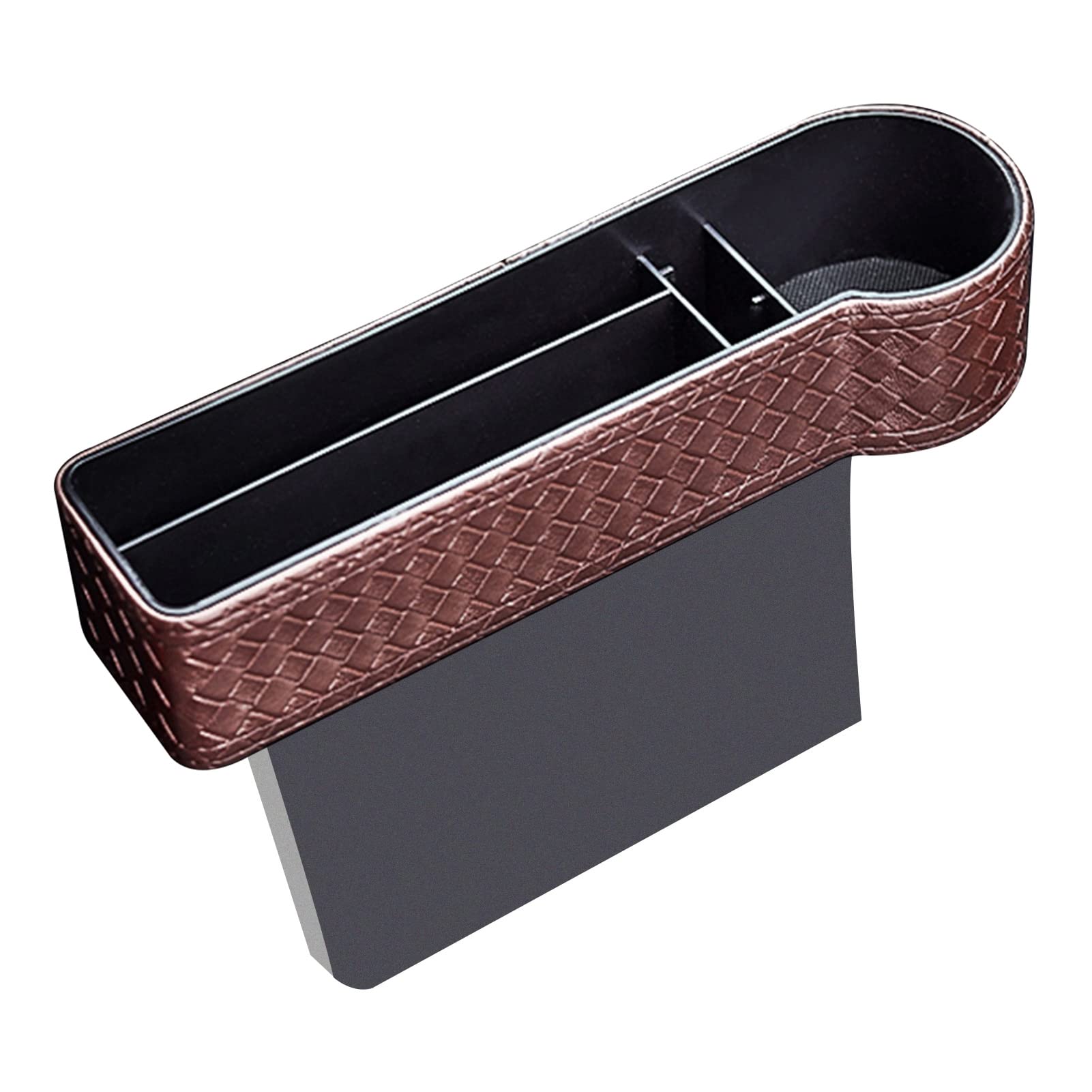 US Car Seat Organizer with Dual USB Ports - Auto Storage Box for Phone, Keys & Essentials - Perfect for Road Trips, Commuting & Travel Accessories