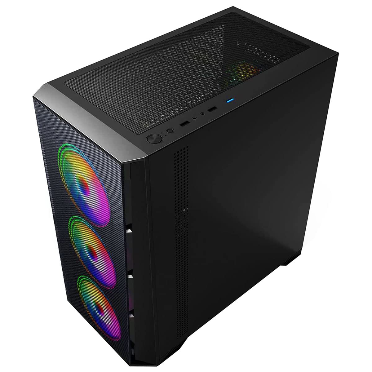 ADMI Gaming PC with AMD Ryzen 5 5500 & NVIDIA RTX 3060 8GB DDR6 | 16GB 3200MHz DDR4 RAM | 1TB NVME SSD | 600W Bronze PSU | Mesh Black RGB Case | WiFi | Windows 11 - Perfect for 1080p Gaming, Streaming & Content Creation