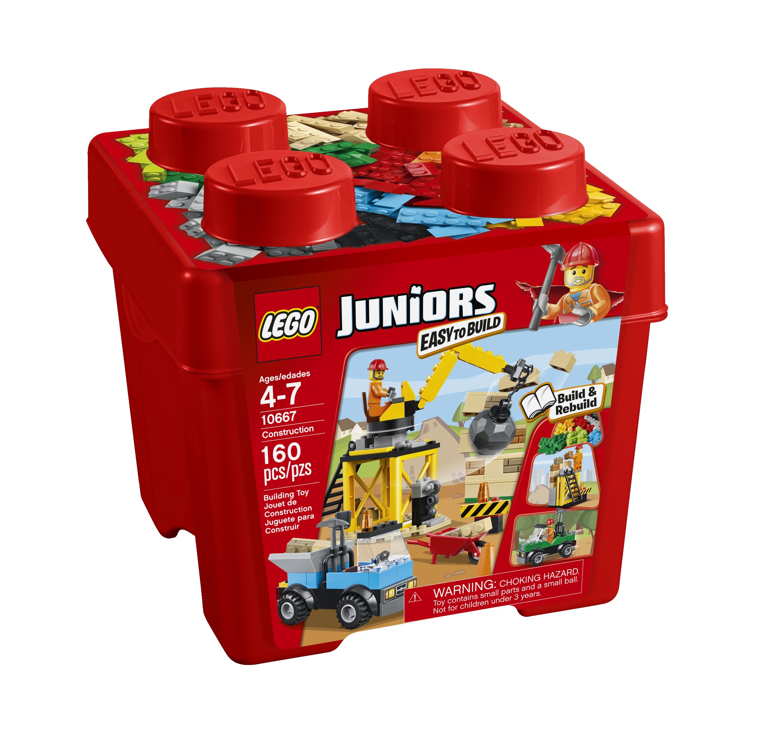 LEGO Juniors Construction Building Blocks Set 10667 - Creative STEM Toy for Kids, Perfect for Birthday Gifts & Indoor Playtime