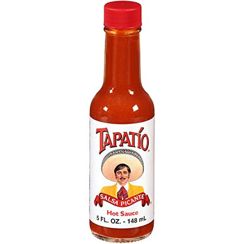 Tapatio Hot Sauce - Authentic Mexican Salsa Picante - 5 oz Bottle (Pack of 24) - Perfect for Tacos, Burritos, Wings & Cooking