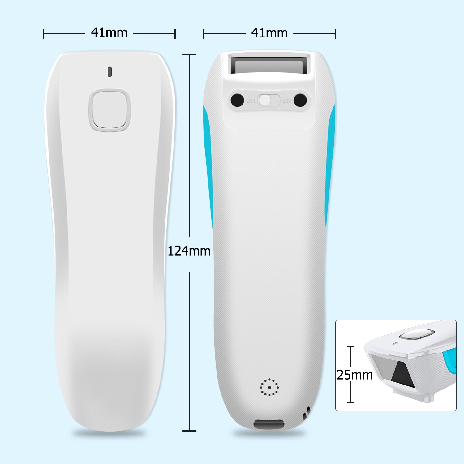 C850 2D Wireless Barcode Scanner - High-Speed Bluetooth Handheld Scanner for Retail, Warehouse & Inventory Management | Perfect for POS, Shipping & Stock Control