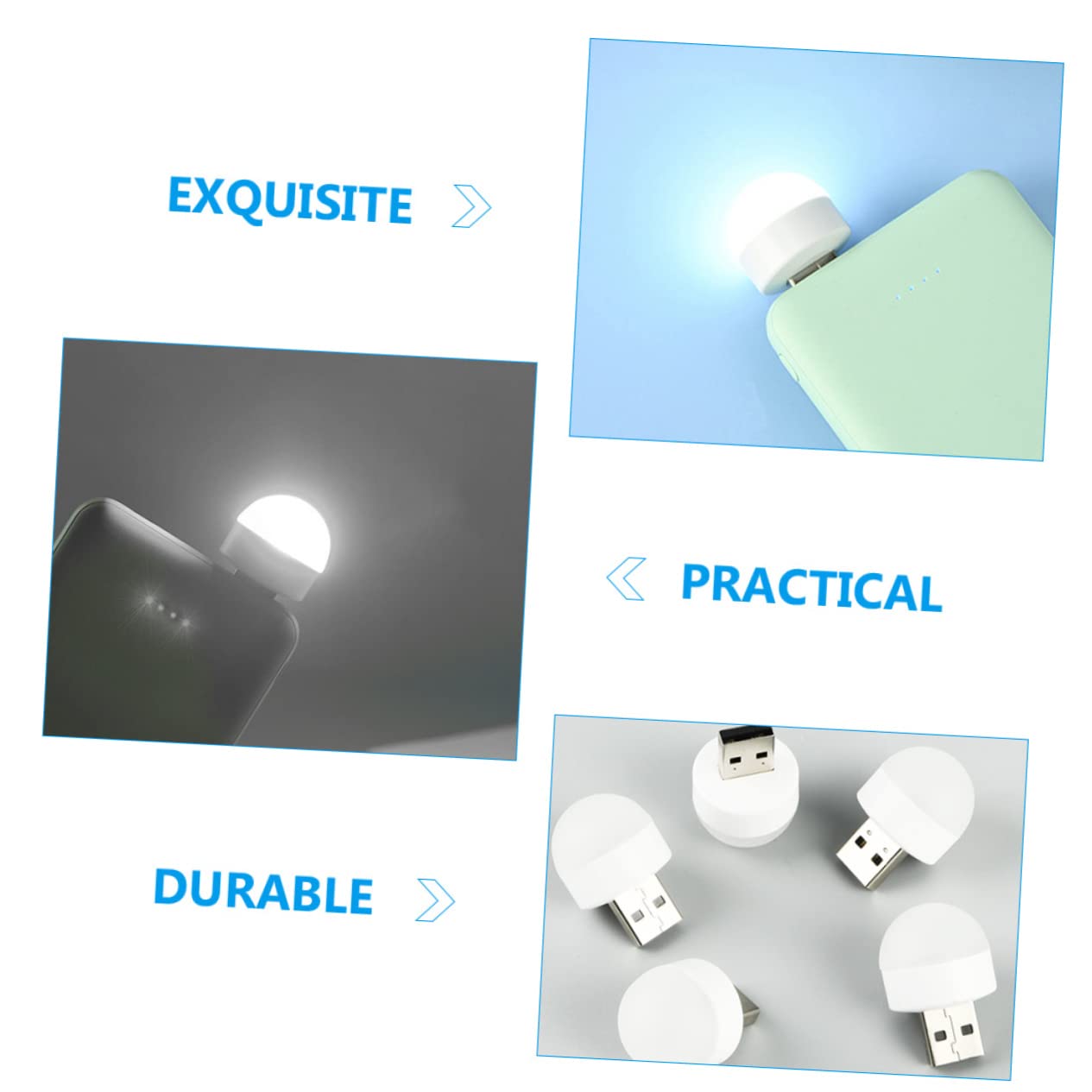 Homoyoyo Mini Washing Machine | 30-Pack LED Night Light Bulbs | Plug-in Nightlights for Bedroom, Nursery, Kids Room | Portable Travel & Car Lights for Camping, Road Trips
