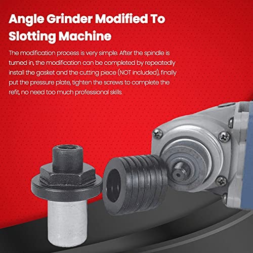 ZTBH Angle Grinder to Slotting Machine Conversion Kit - Power Tool Accessories Set with Modified Spindle | DIY Metal & Wood Cutting Tool Upgrade for Home Workshops & Professional Use