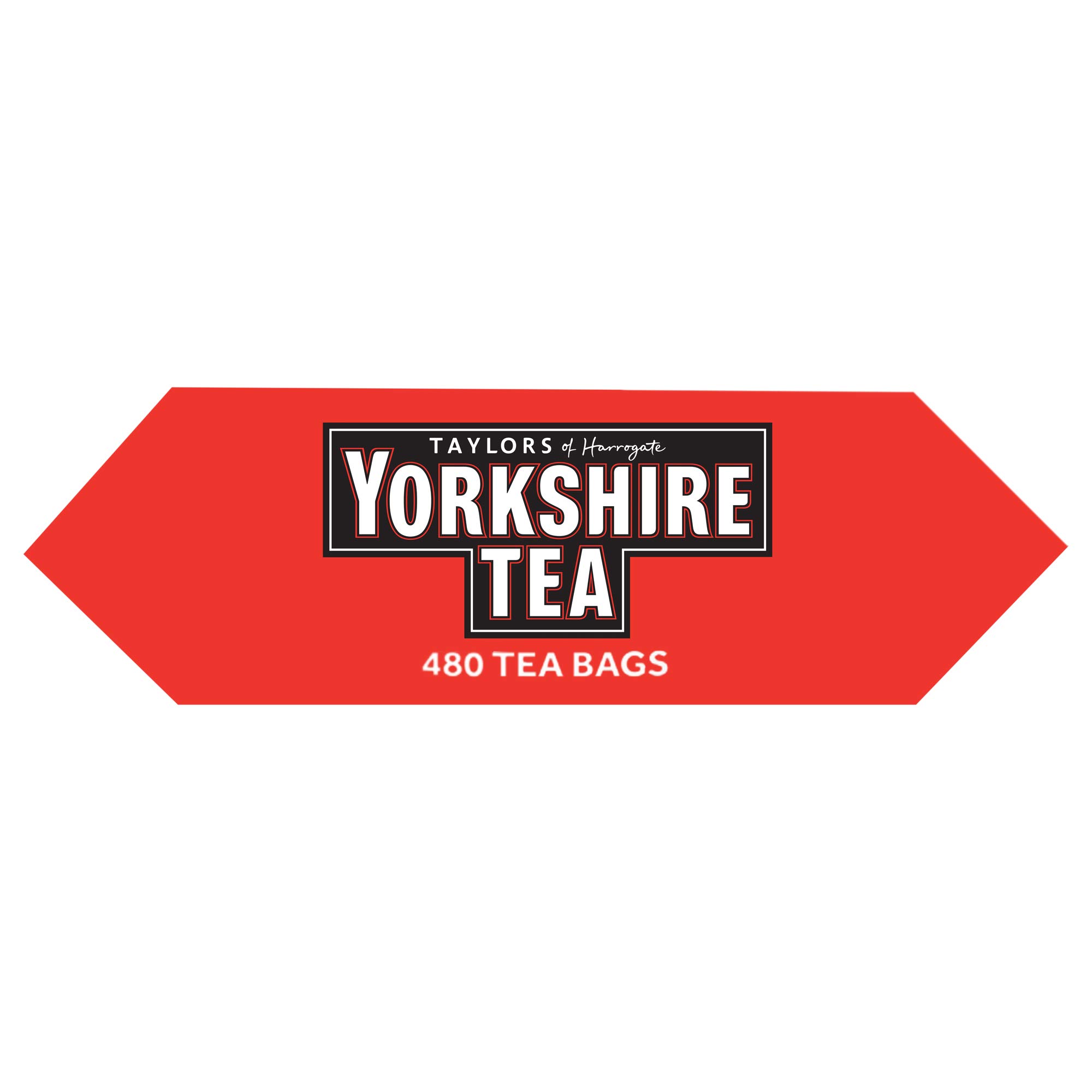 Taylors of Harrogate Yorkshire Red Tea - 480 Premium Black Tea Bags for Strong Flavor | Perfect for Breakfast, Office & Afternoon Tea Time