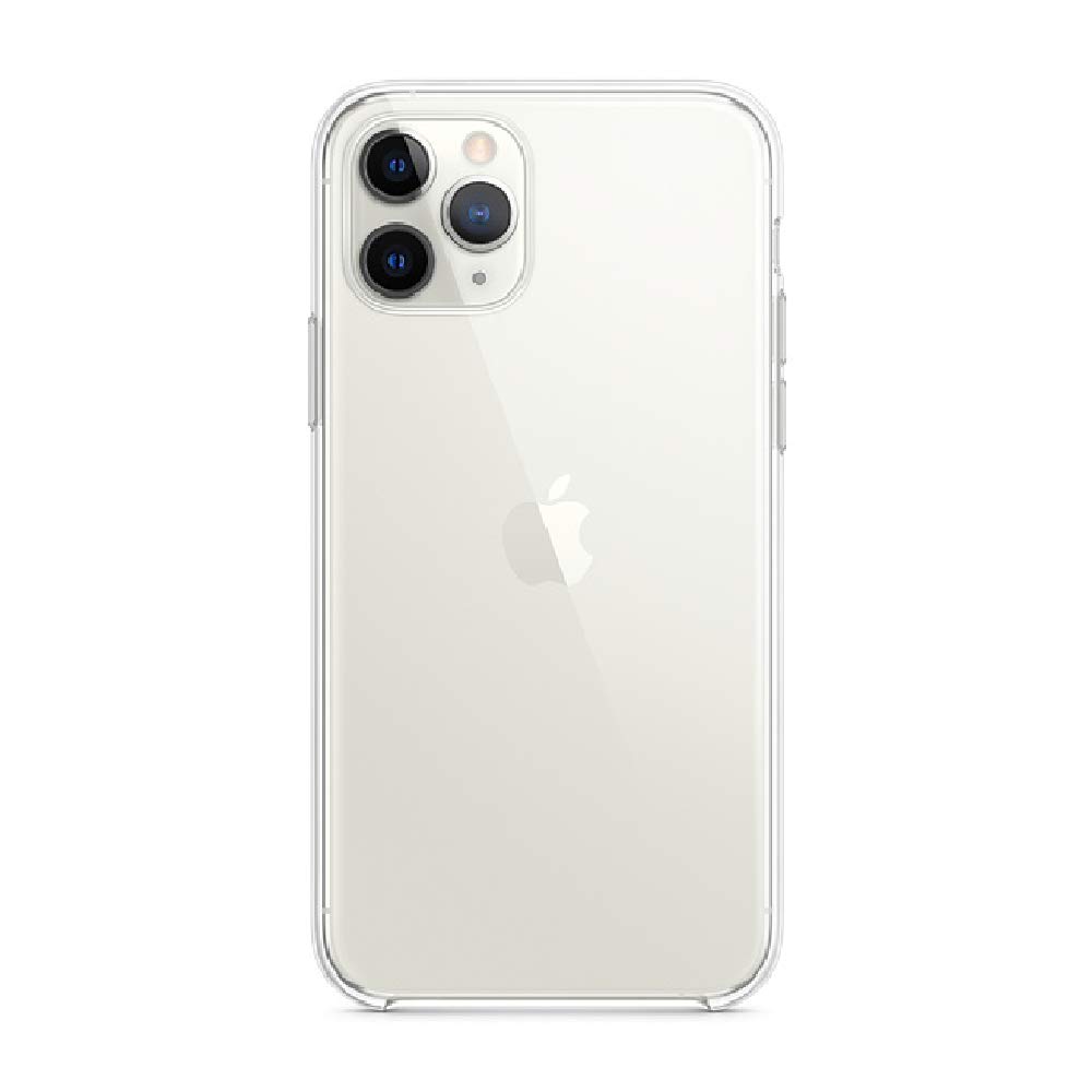 Solimo Premium Silicone Clear Back Cover for iPhone 11 Pro - Slim Protective Case with Scratch Resistance | Perfect for Everyday Use, Office & Travel Protection