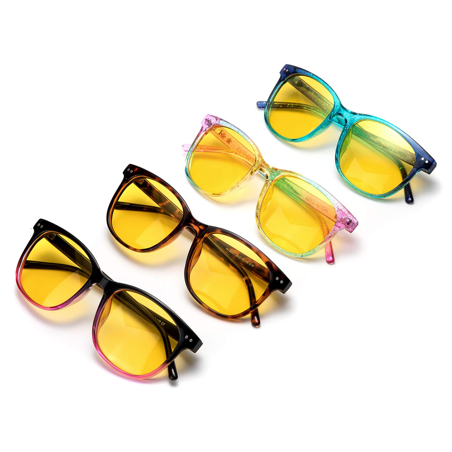 Polarized Night Vision Driving Glasses for Men & Women - Anti Glare Clear Lens Sunglasses for Safe Night Driving, Daytime Use & Outdoor Activities