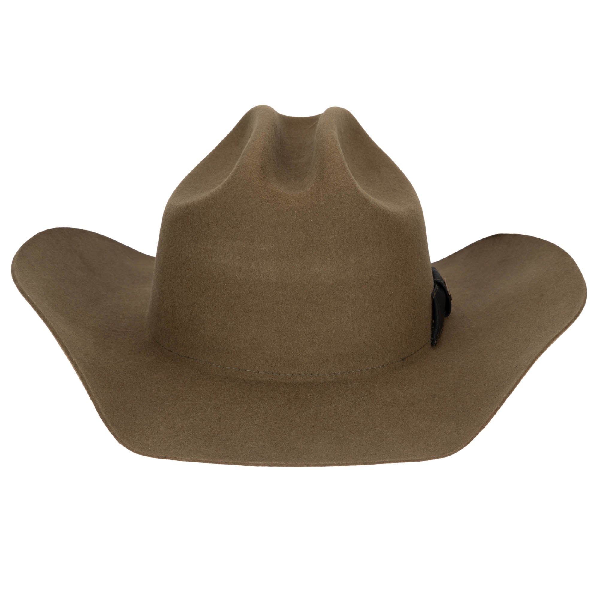 Premium Black Label Wool Felt Cattleman's Crease Cowboy Hat - Western Style for Men & Women - Perfect for Rodeo, Country Music Festivals & Outdoor Adventures