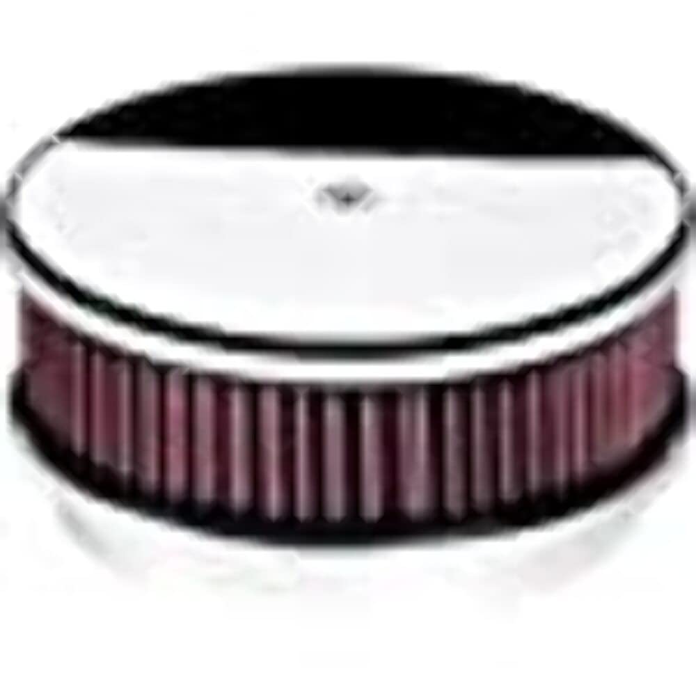 BILLET SPEC Air Cleaner - 6 3/8” Diameter Round Plain Polished Aluminum Air Filter for Performance Engines | Perfect for Hot Rods, Muscle Cars & Motorcycle Upgrades
