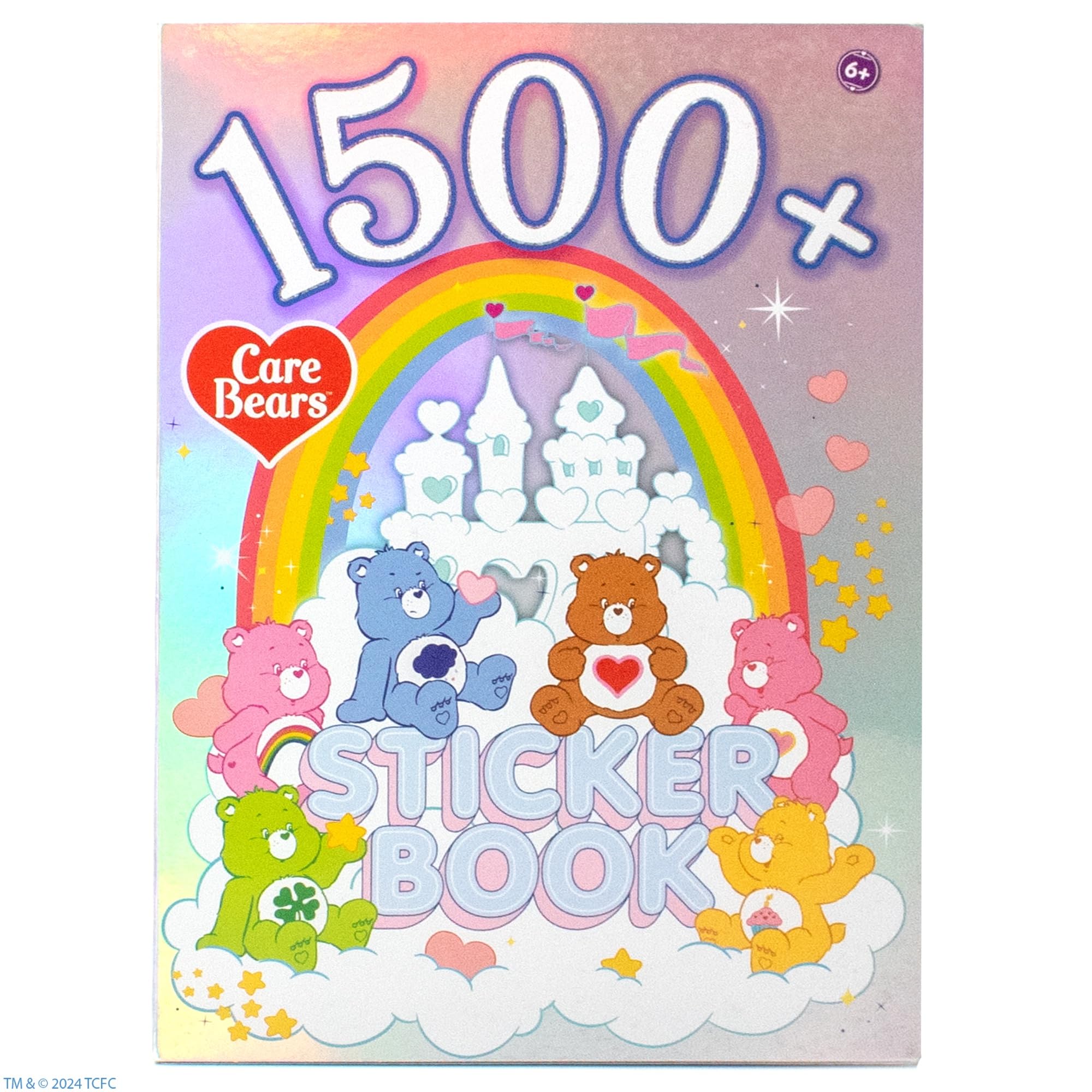 Care Bears Sticker Book - 1500+ Cute Stickers for Scrapbooking, Planners, Journals & DIY Crafts | Includes Alphabet Letters, Planner Stickers, Laptop & Water Bottle Decals | Perfect for Kids, Teens & School Supplies | Great for Scrapbooks, Homework Assignments & Personalizing School Items