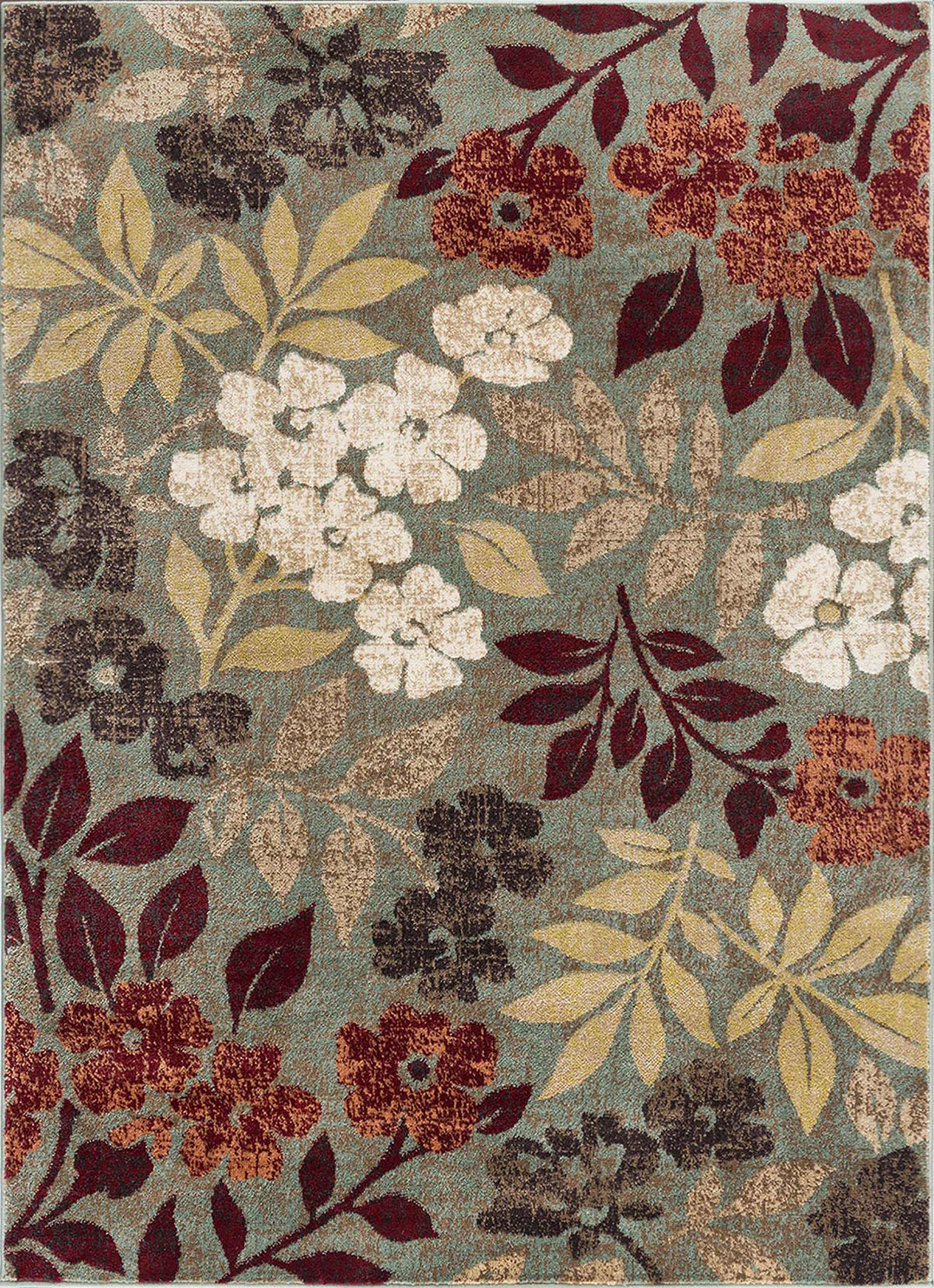 Universal Rugs Kalea Area Rug 8' x 10' Seafoam - Soft Modern Non-Slip Living Room Rug for Bedroom, Dining Room & Home Decor