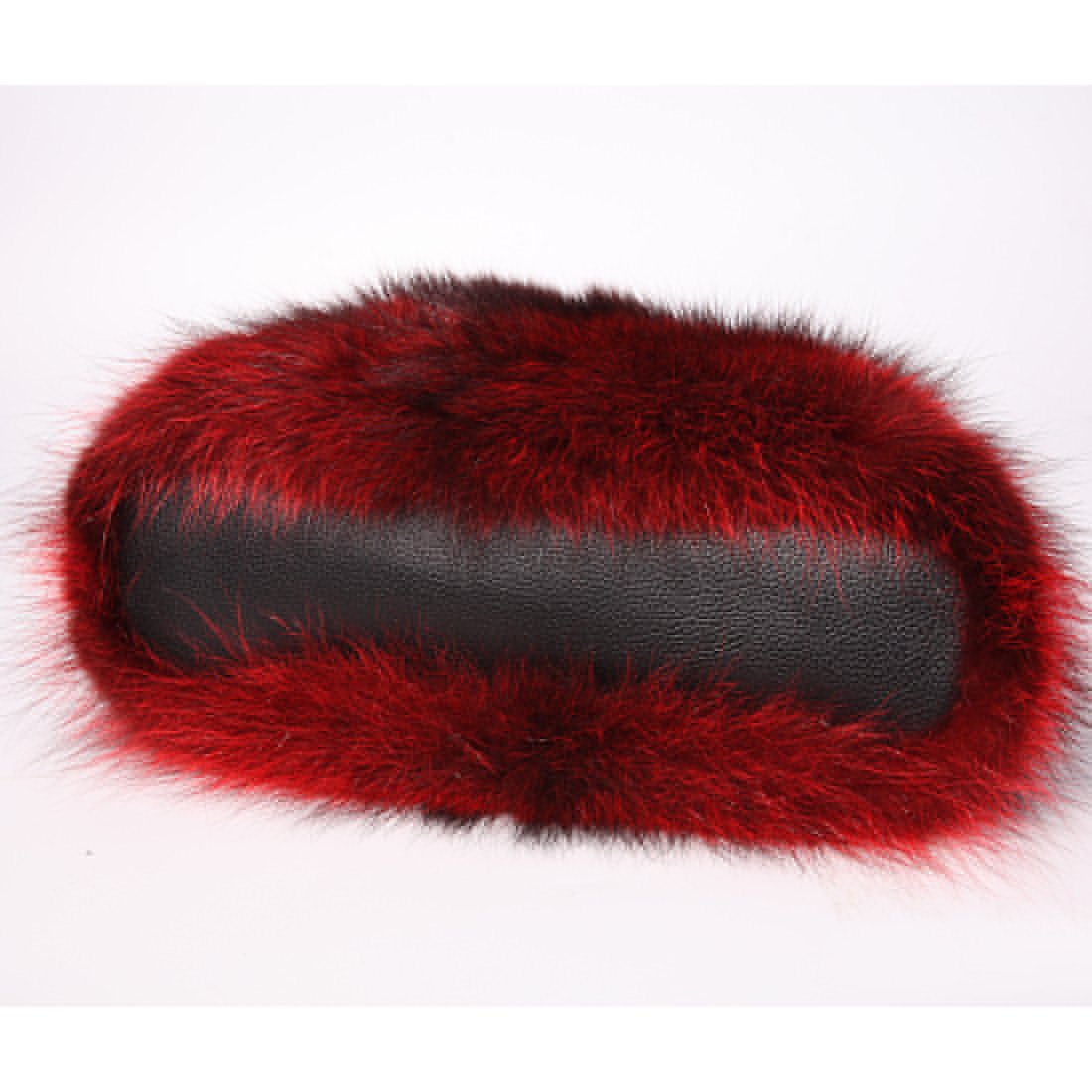 Genuine Raccoon & Fox Fur Handbag for Women - Luxury Winter Clutch Purse - Perfect for Parties, Weddings, and Evening Events
