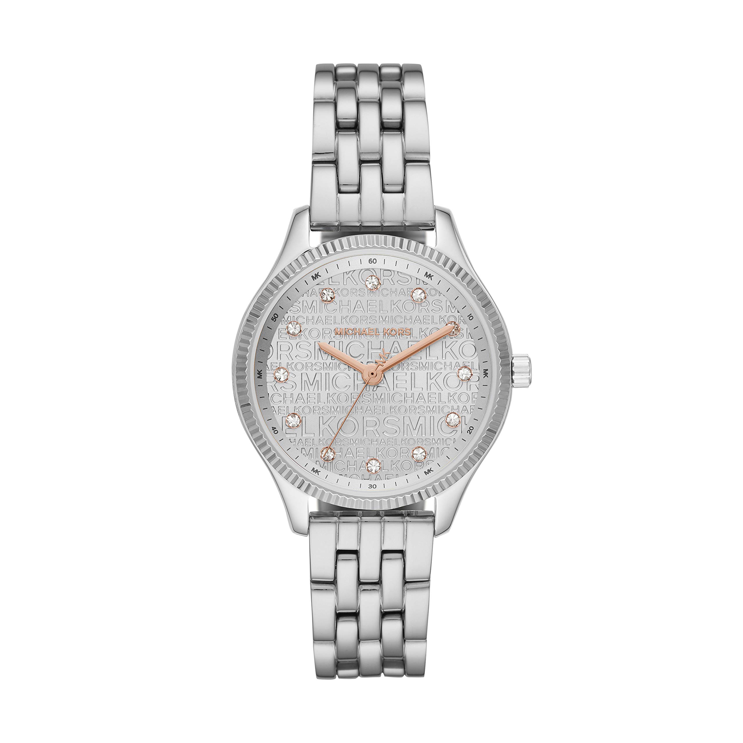 Michael Kors Lexington Women's Watch - Stainless Steel Band, Gold-Tone Case, Water Resistant - Perfect for Work, Date Night & Everyday Wear