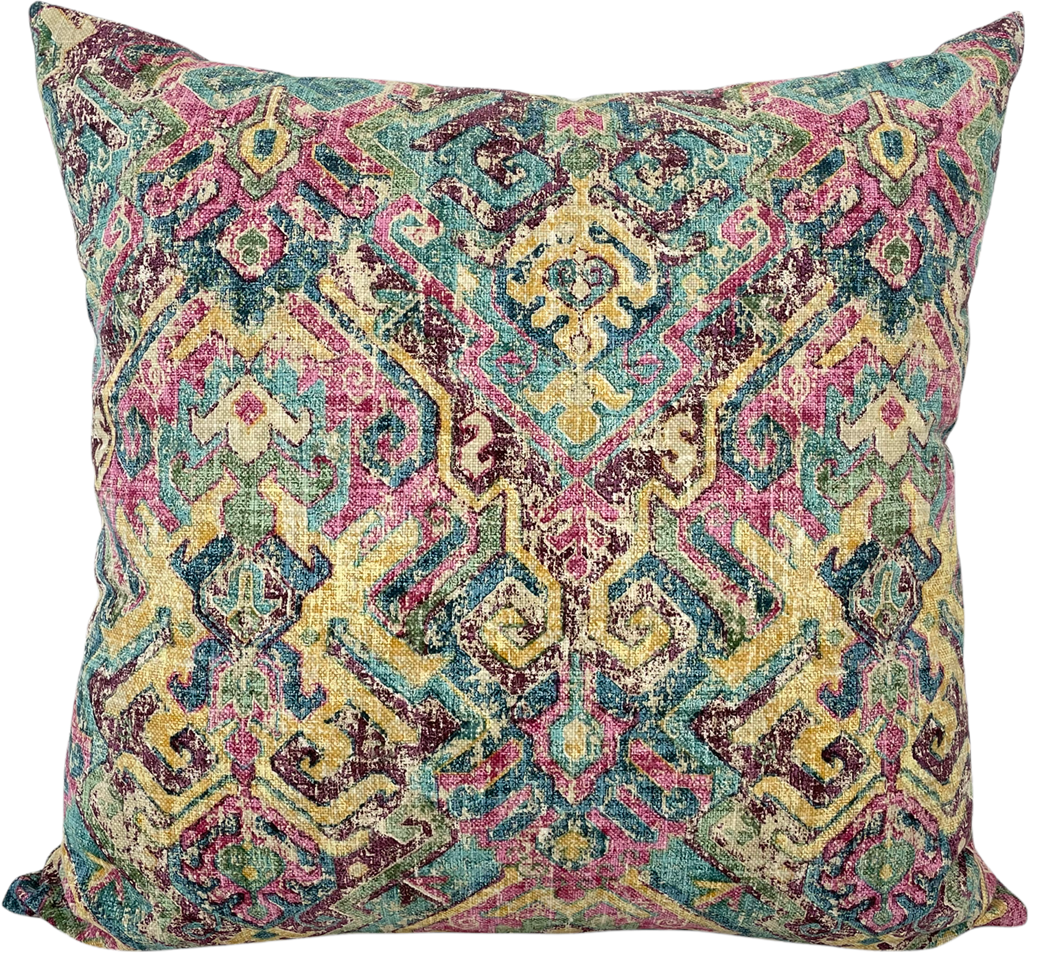 Premium Sutton Magenta Euro Pillow Cover 25x25 Inches - Soft & Stylish Decorative Throw Pillow for Sofa, Bed, Living Room, or Nursery