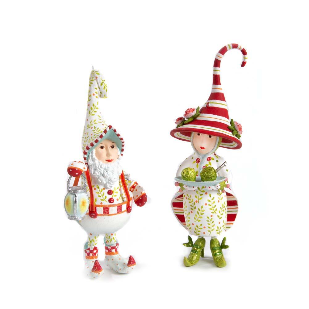 Patience Brewster Dash Away Mrs. Santa's Elf Christmas Ornament - Handmade Holiday Decor for Tree, Gift & Festive Home Decoration