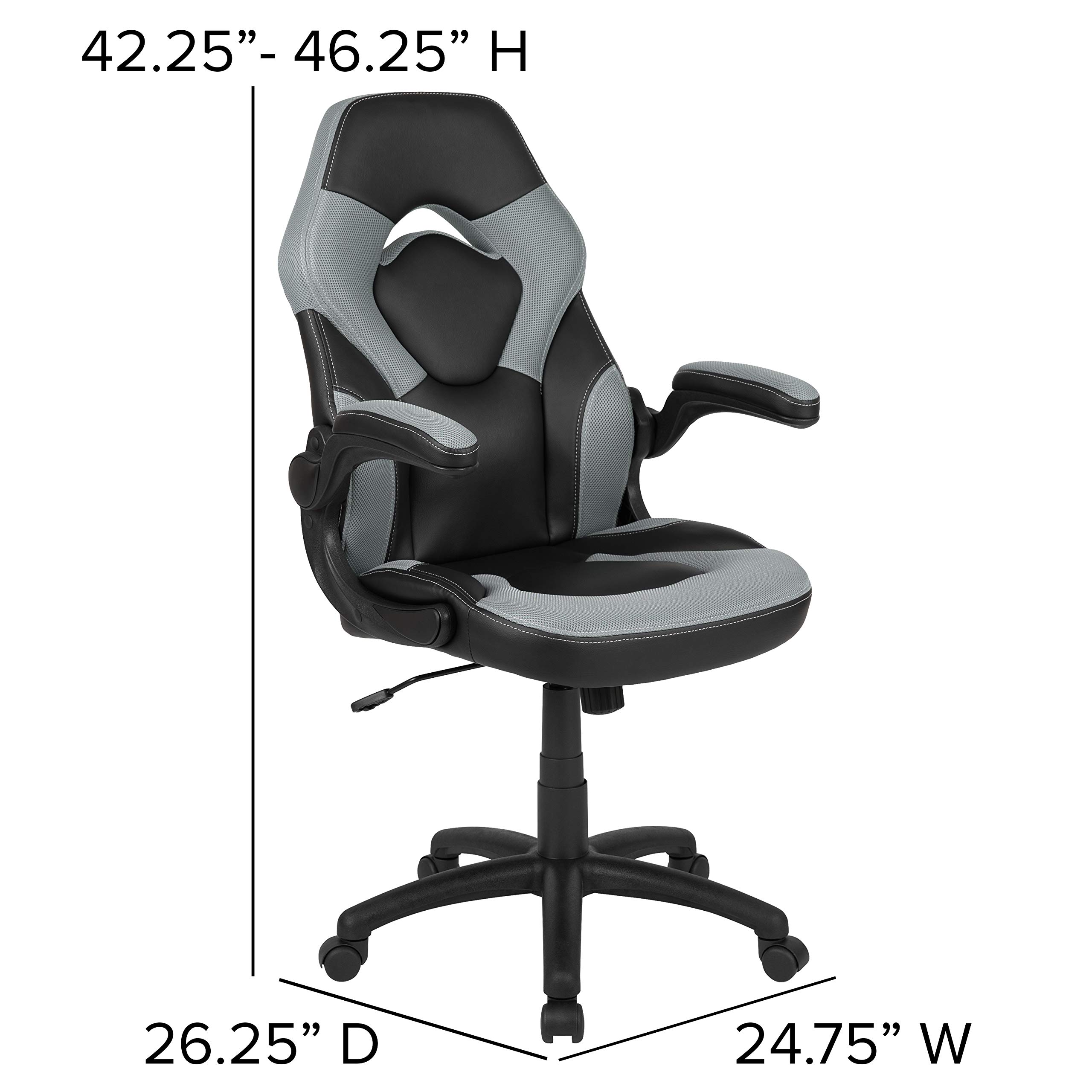 Black Gaming Desk Set with Cup Holder & Headphone Hook - Perfect for PC Setup