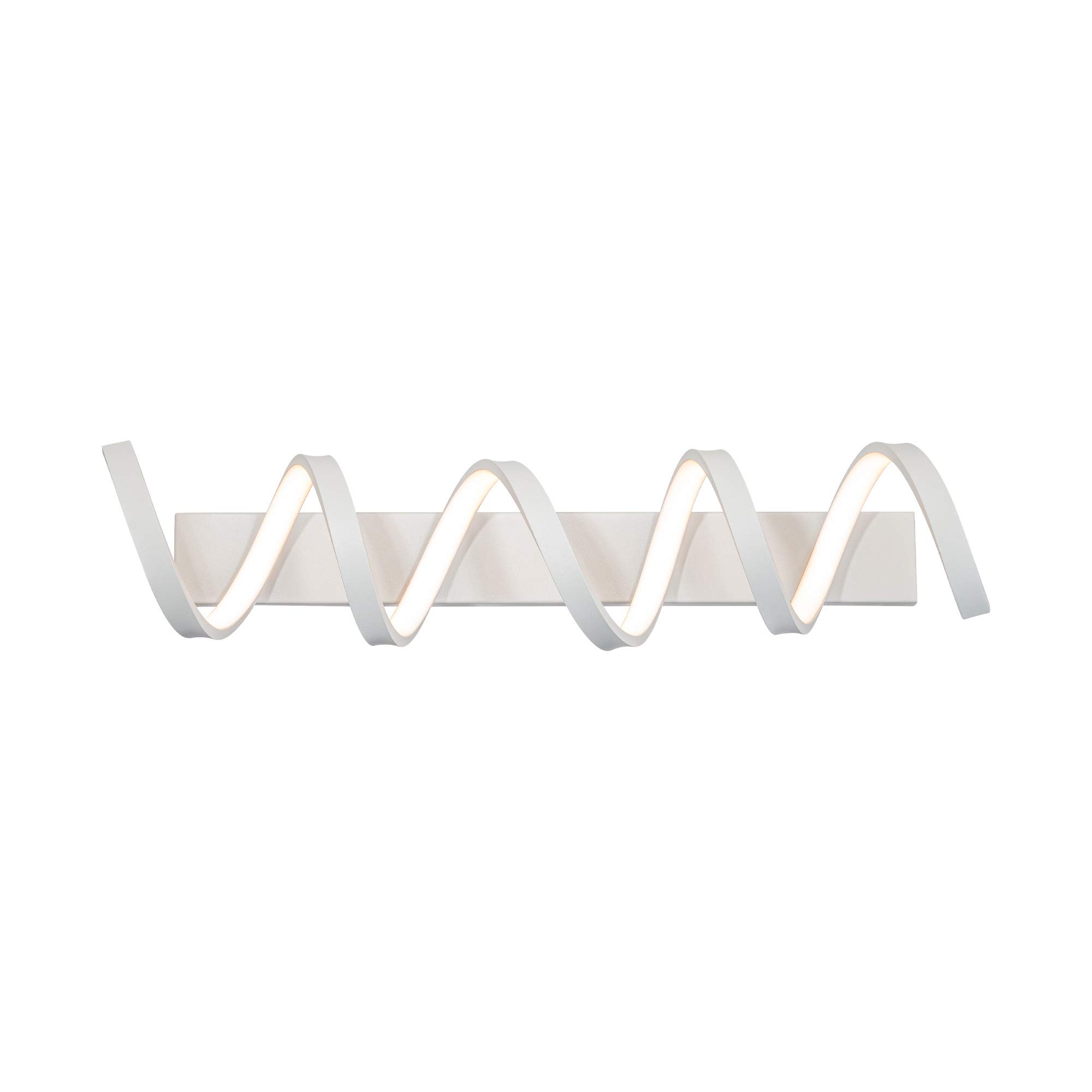 WAC Lighting dweLED Marques 29 Inch Modern Bathroom Vanity Light Fixture - 3000K Warm White Titanium Finish for Bathroom, Powder Room & Dressing Area Lighting