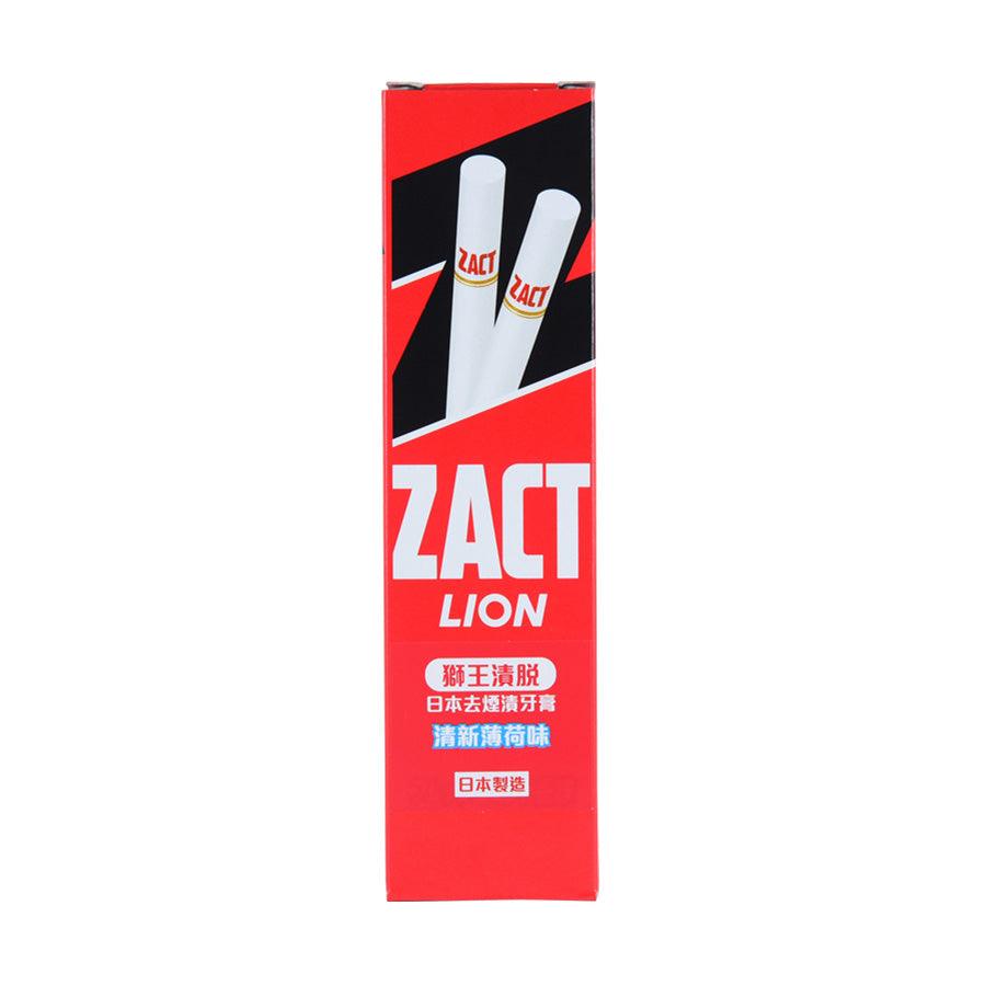 LION ZACT Japan Toothpaste for Smokers - 150g Whitening & Stain Removal, Fresh Breath Oral Care - Ideal for Daily Use & Travel
