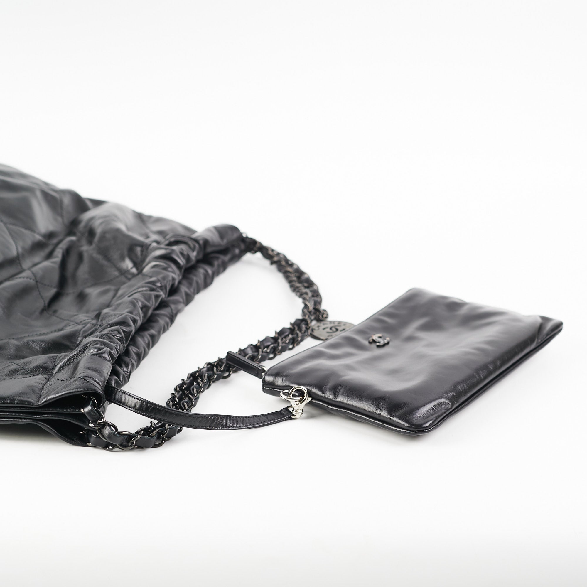 Chanel 22 Medium So Black Handbag - Luxury Leather Shoulder Bag for Women | Perfect for Work, Evening Events & Travel Accessories