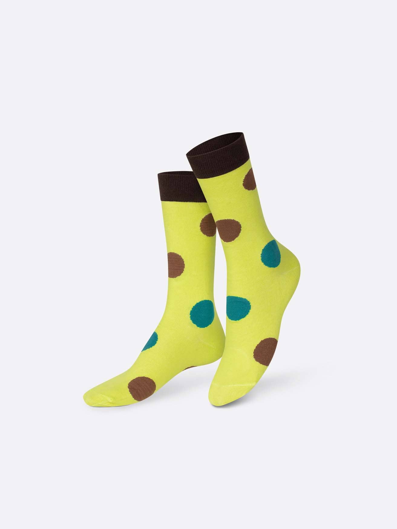 Soft & Comfortable Avocado Print Socks - Funny Fruit Socks for Women & Men - Perfect Gift for Avocado Lovers, Cute & Cozy for Home, Office, or Gym