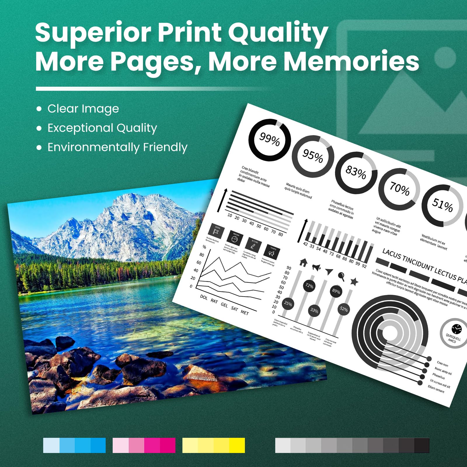 HP CF214A Toner Cartridge Replacement - Compatible for LaserJet Printers - Office & Home Use