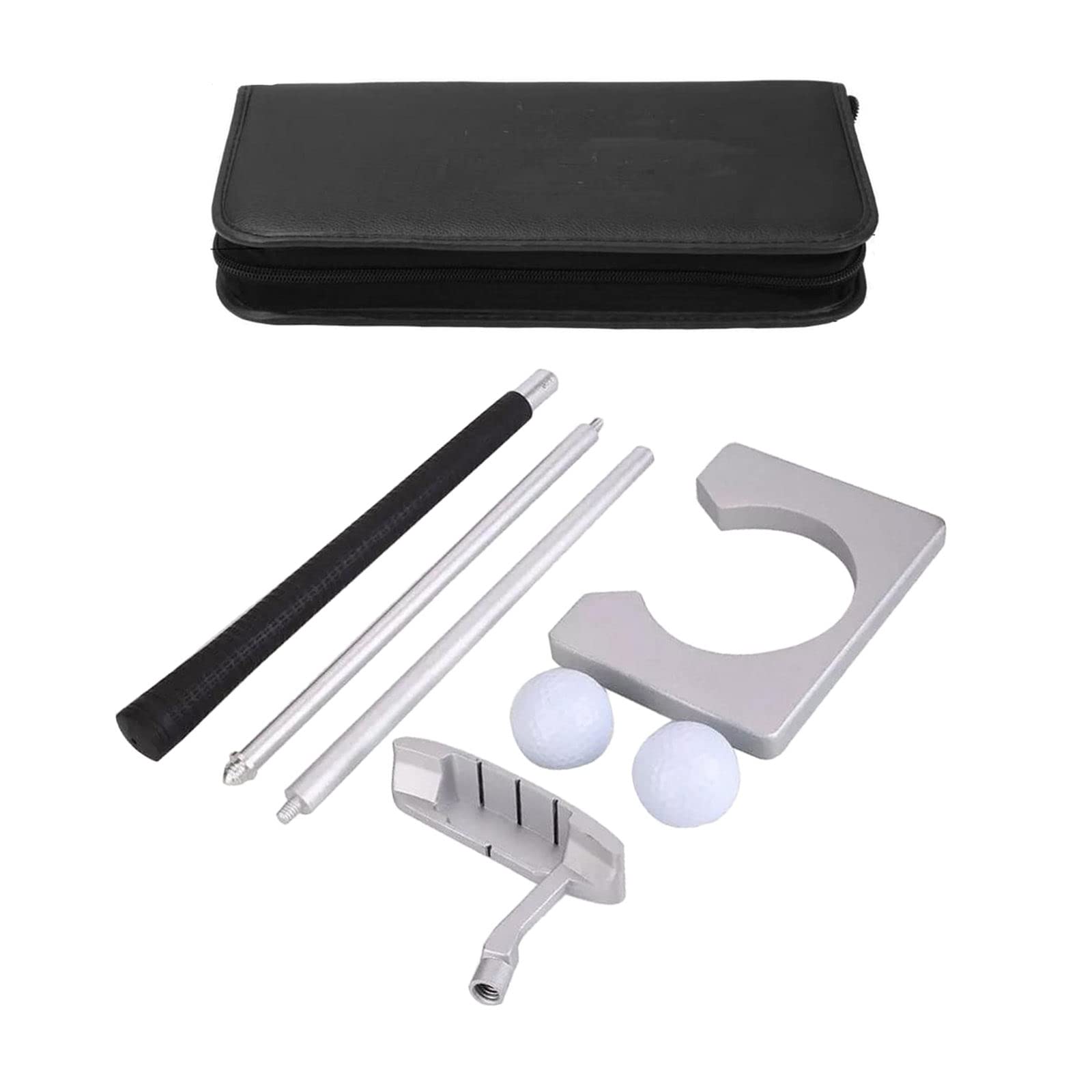 Almencla Portable Mini Golf Putter Set - Detachable Golf Training Equipment for Indoor/Outdoor Practice | Perfect for Backyard, Office & Travel Use
