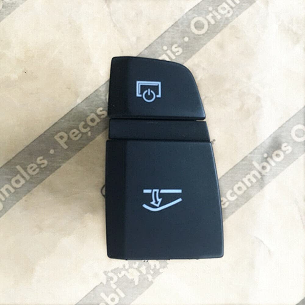 Original Glove Box & LCD Display Switch Button 4LD927227B - Compatible with Audi A6 C6 (2009-2010-2011 Models) | Dashboard Control Replacement Part for Interior Lighting & Display Adjustment