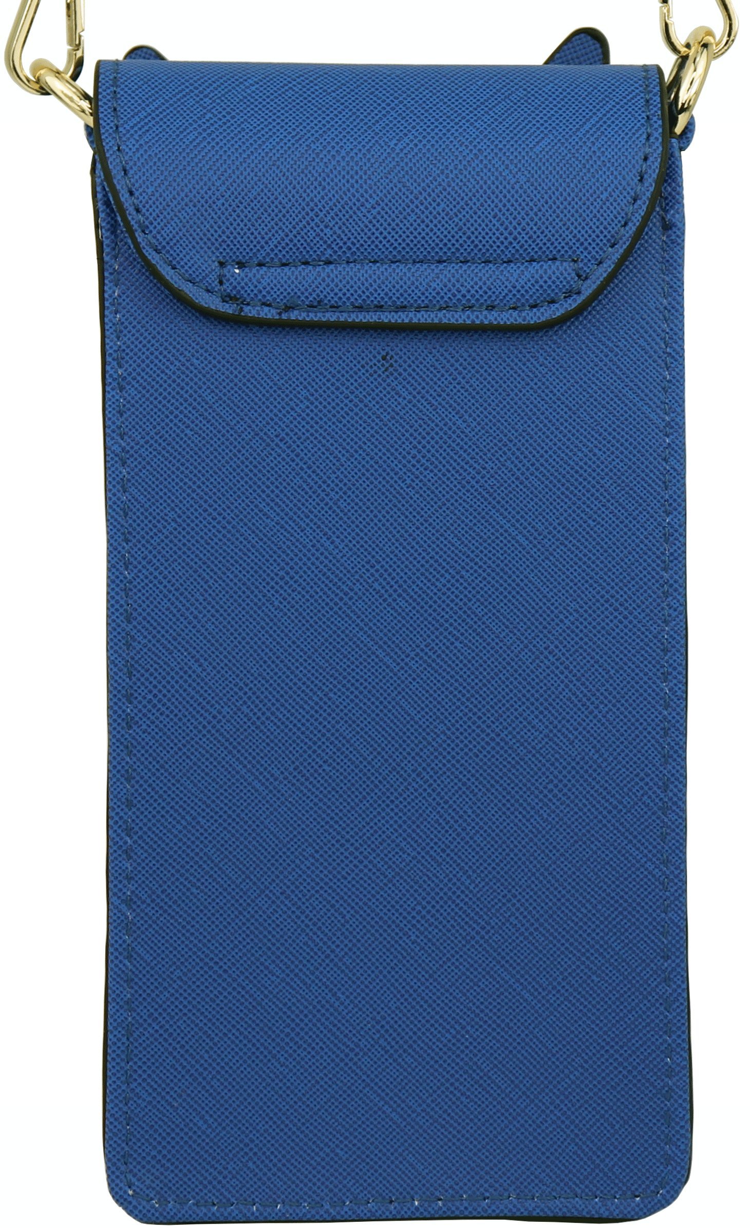 B BRENTANO Vegan Saffiano Leather Cat Cellphone Crossbody Purse - Stylish & Cruelty-Free Phone Bag for Women, Perfect for Daily Use, Travel & Shopping