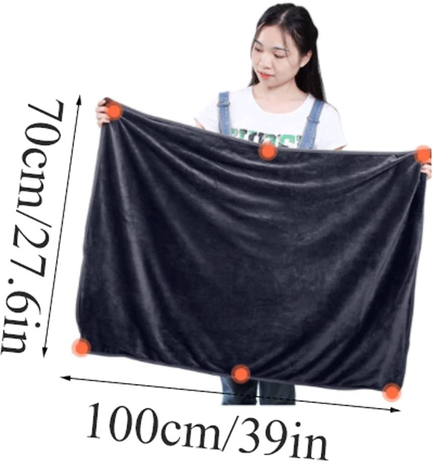 Fast Heating Electric Blanket - USB Powered Plush Heated Throw & Wearable Shawl for Home & Office - Cozy Warmth for Winter Nights, Work from Home & Relaxation