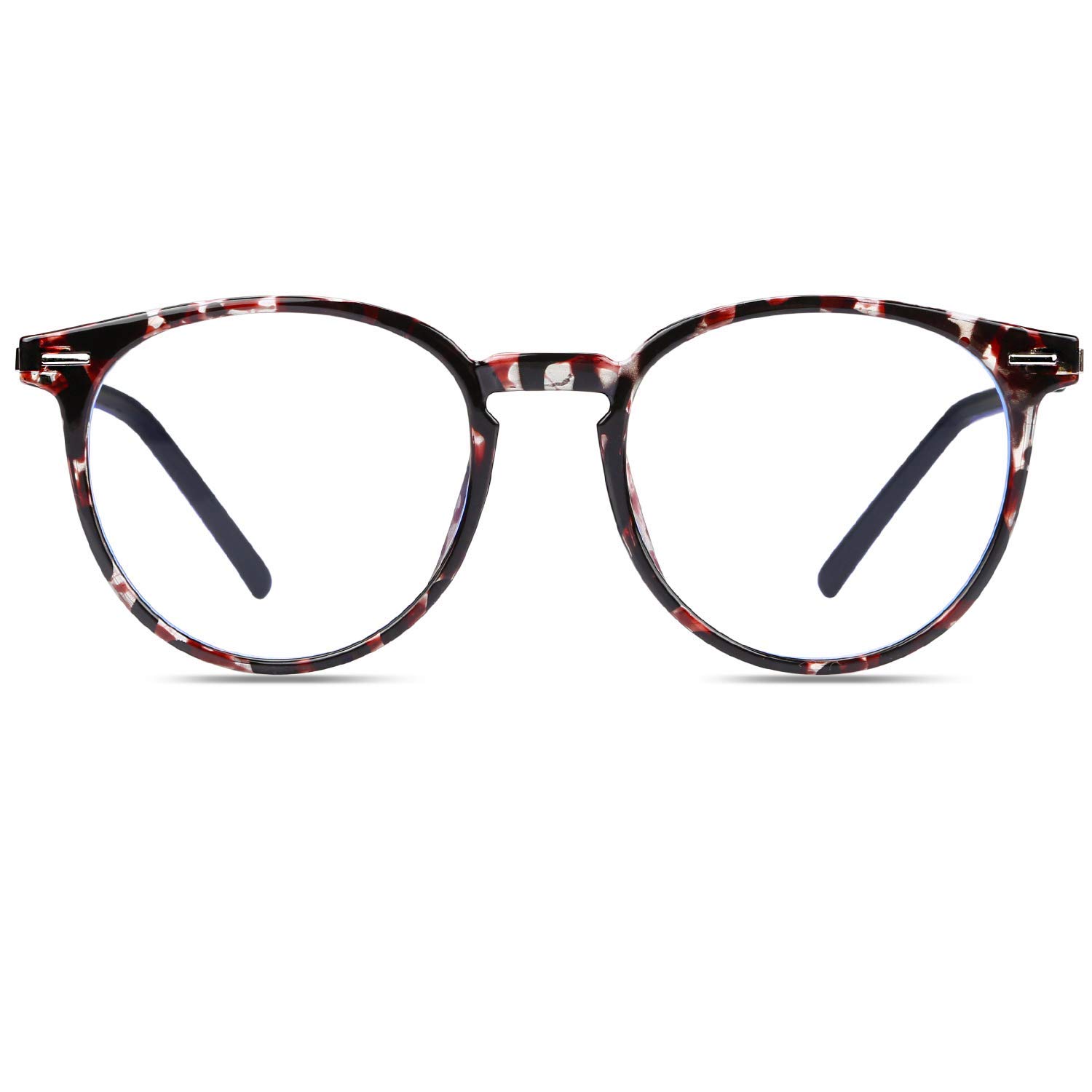 DUCO Retro Blue Light Blocking Glasses for Women & Men - Computer & Gaming Use