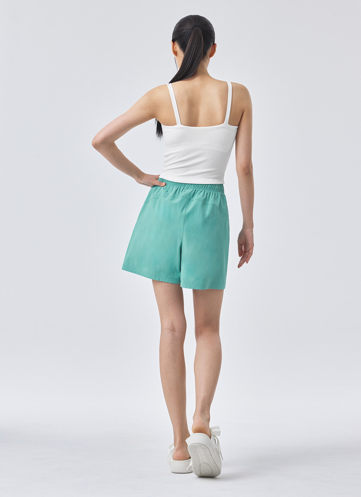 Always Perfect Tension Shorts 4 - High Waist Workout Running Yoga Athletic Shorts for Women - Gym, Jogging, Lounge & Everyday Wear