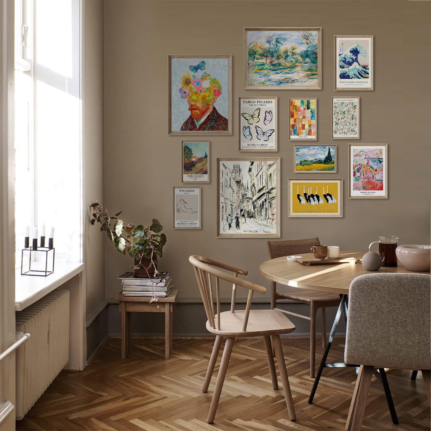 Eclectic & Maximalist Wall Art Prints - Trendy Famous Artist Painting Posters for Bedroom, Bathroom & Gallery Walls | Minimalist & Funky Room Aesthetic Decor | Perfect for Bohemian, Modern & Eclectic Home Decor Styles