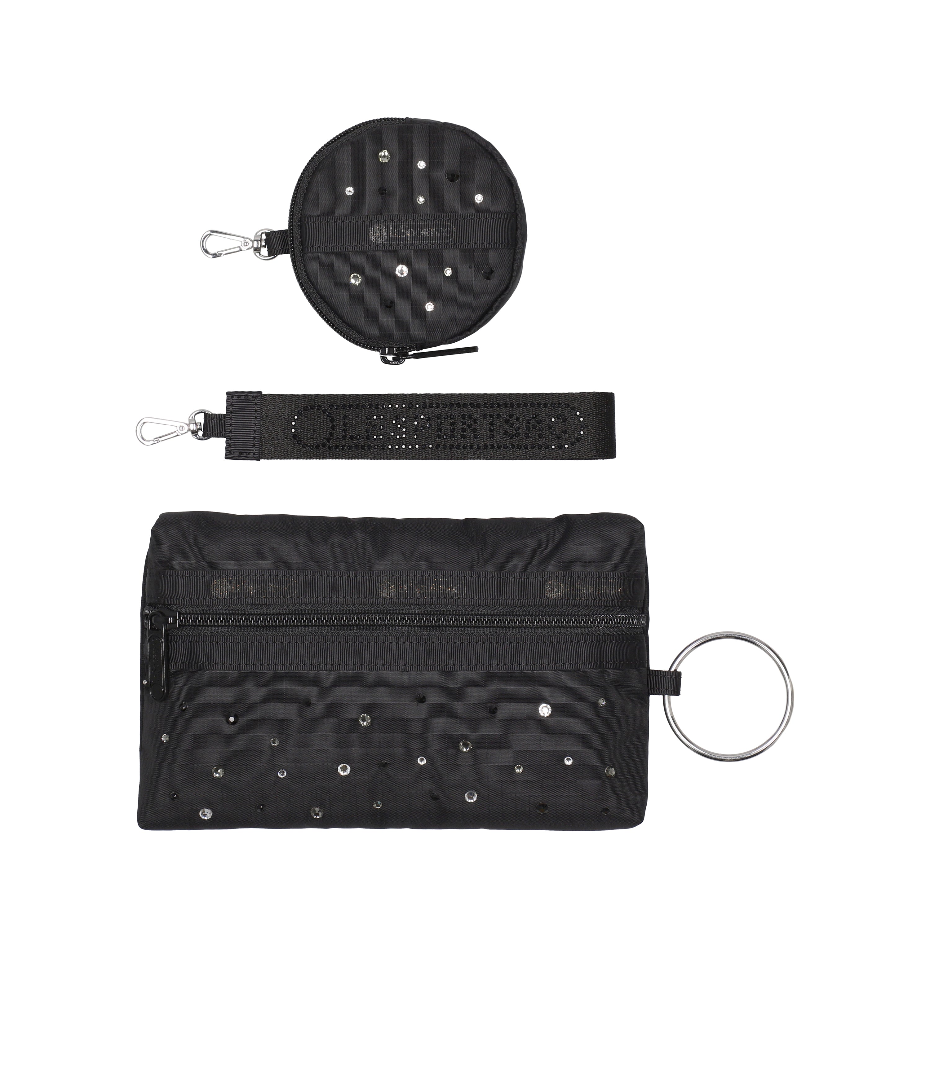 Dual Pouch Wristlet Wallet for Women - Crossbody Phone & Card Holder - Perfect for Travel, Shopping, and Everyday Use