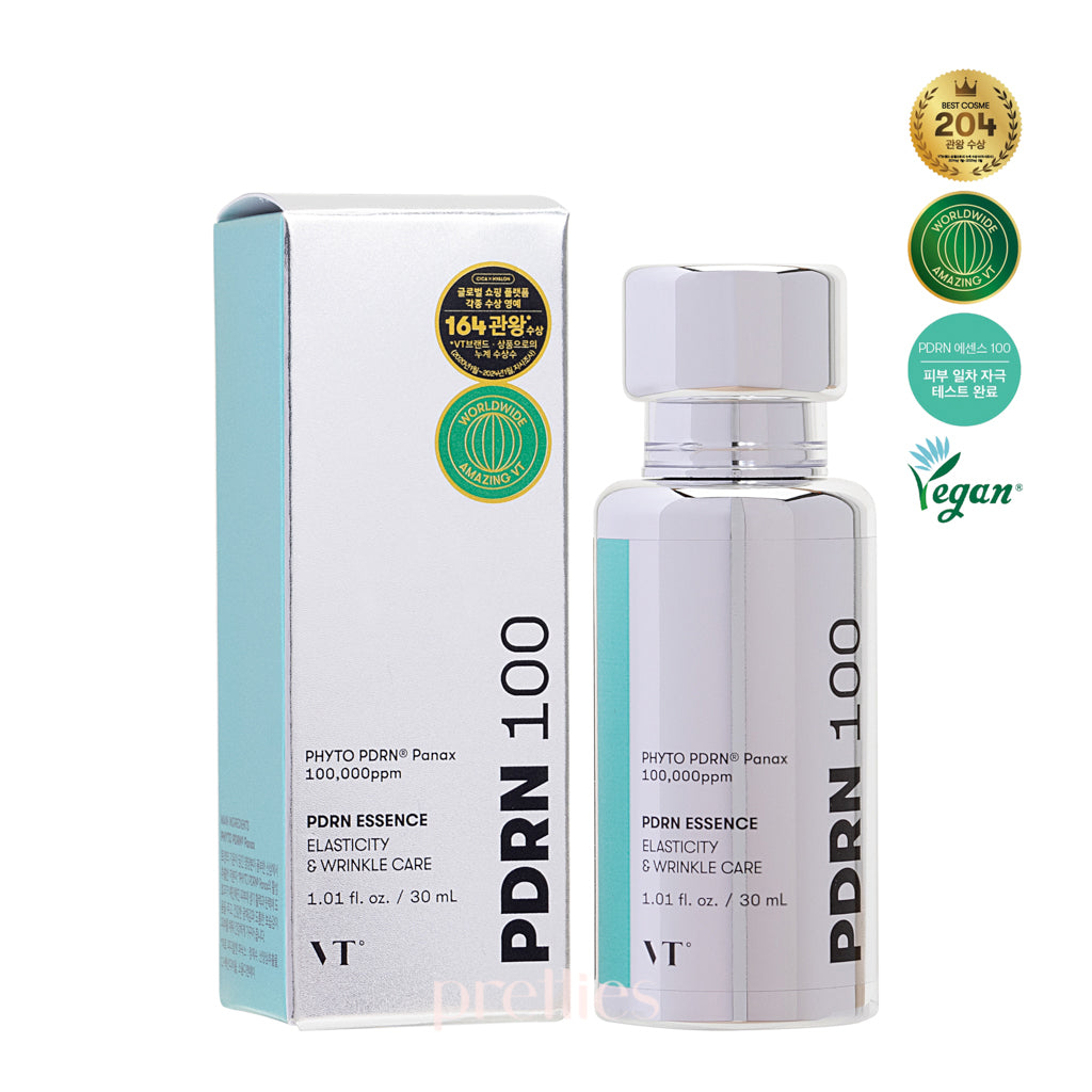 VT PDRN Essence 100 - 30ml Skin Repair Serum with Polydeoxyribonucleotide for Anti-Aging & Hydration | Perfect for Daily Skincare Routine & Post-Procedure Recovery