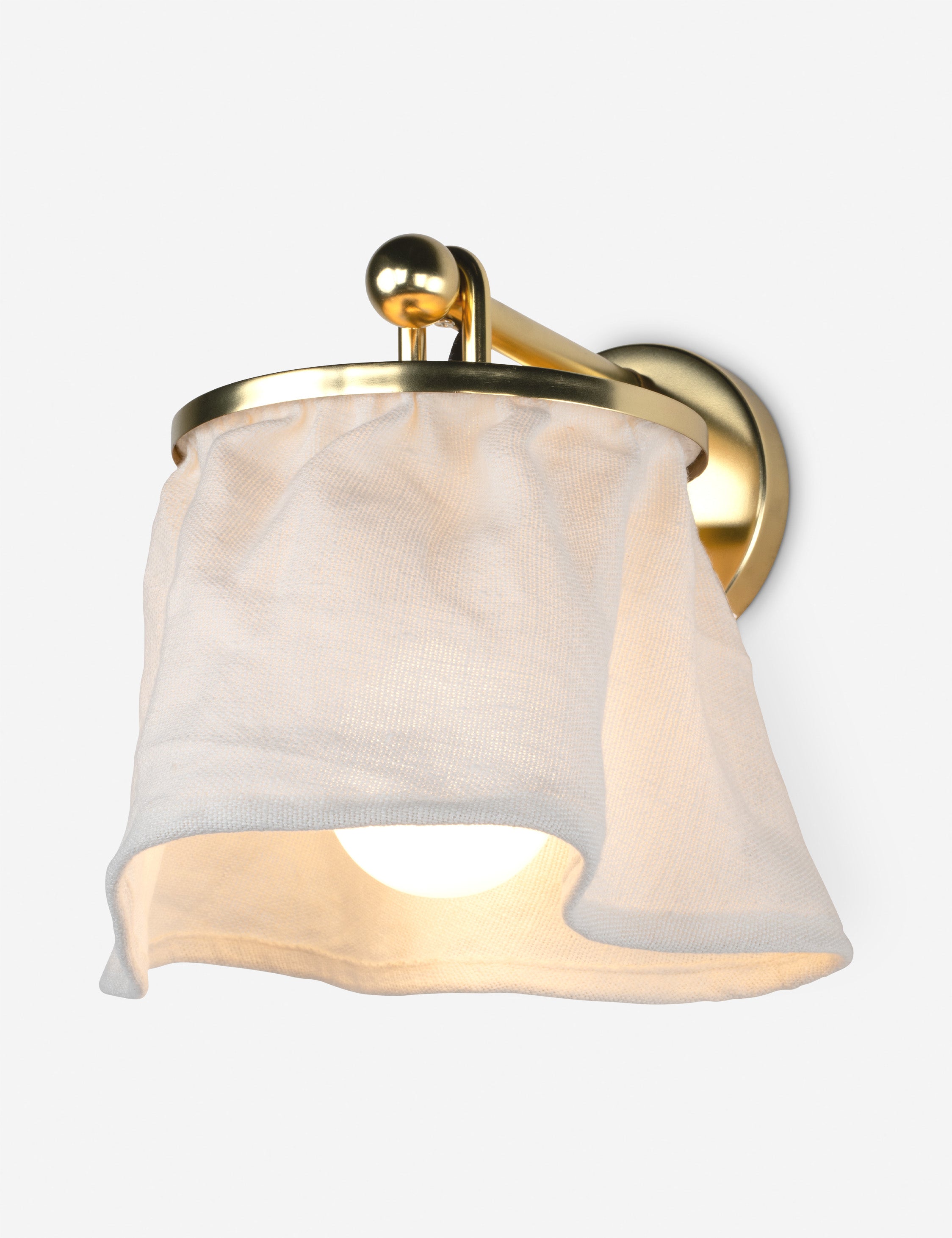 Dacourt Wall Sconce Light Fixture - Modern Plug-in or Hardwired Wall Lamp for Living Room, Bedroom, Hallway & Entryway Lighting