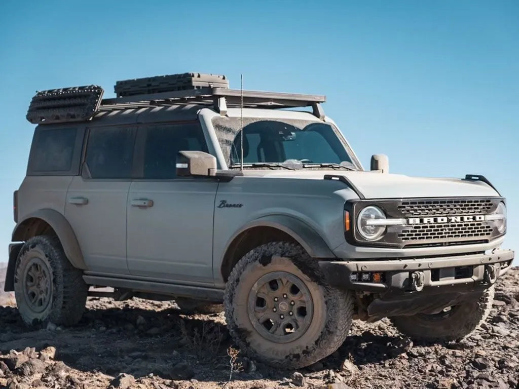 2021+ Ford Bronco 4-Door Hard Top Slimline II Roof Rack | Heavy-Duty Cargo Carrier for Off-Road Adventures & Camping Gear