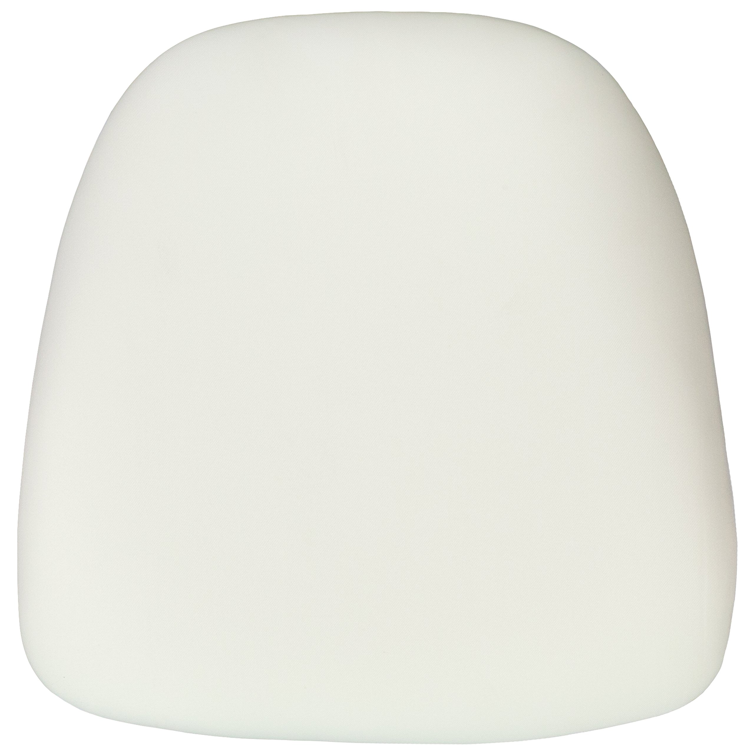 Flash Furniture Louise 20-Pack Hard Ivory Fabric Chiavari Chair Cushions - Durable & Comfortable Seat Pads for Weddings, Banquets, and Event Decor