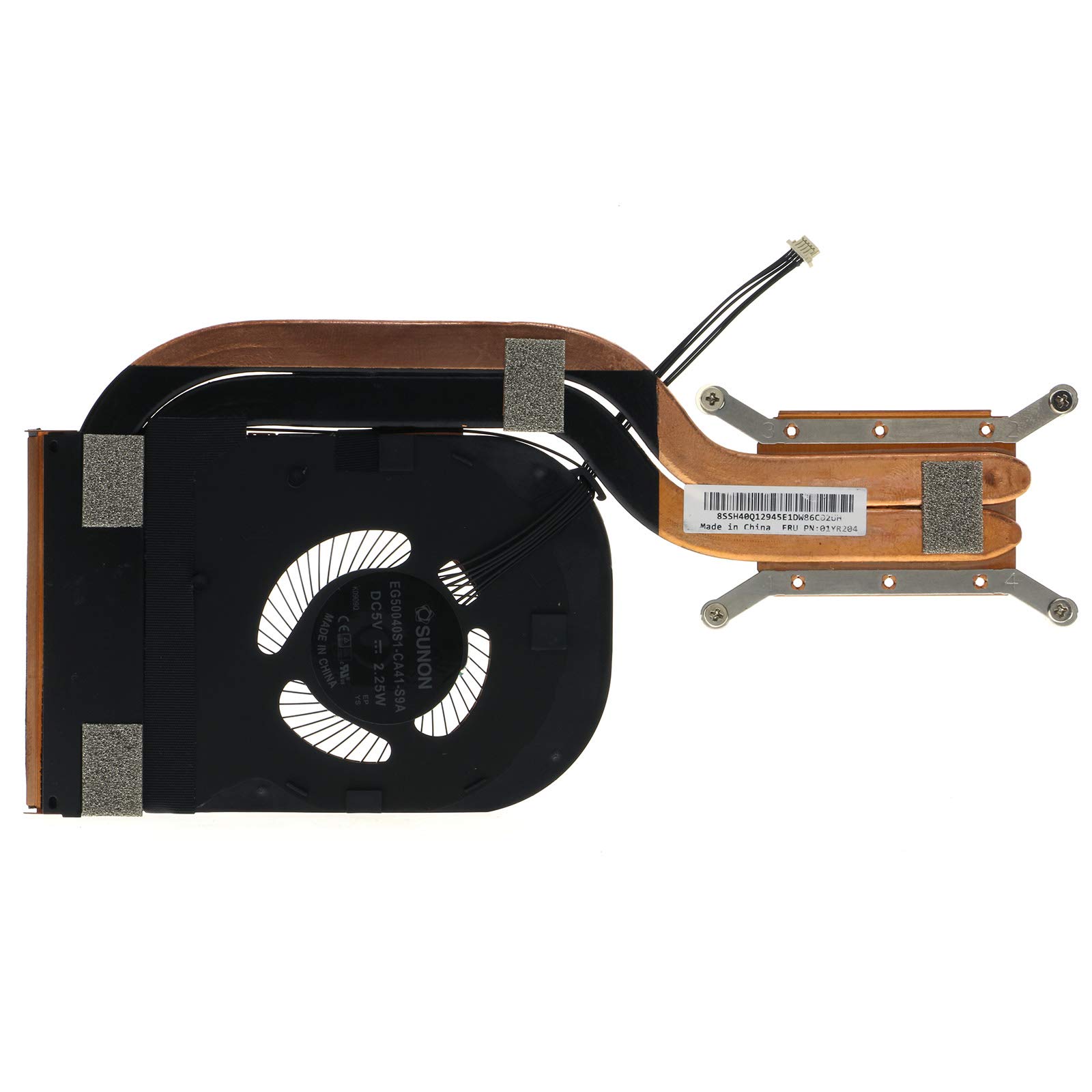 High-Performance CPU Cooling Fan with Heatsink for Lenovo ThinkPad X1 Carbon 6th Gen (01YR204) - Laptop Overheating Solution for Gaming & Intensive Workloads