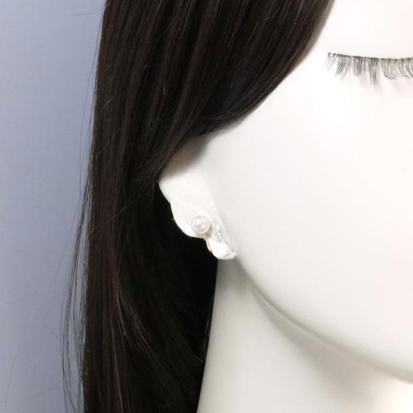 18K Yellow Gold Pearl Earrings for Women - Classic Elegant Stud Earrings with Genuine Pearls - Perfect for Weddings, Parties & Special Occasions