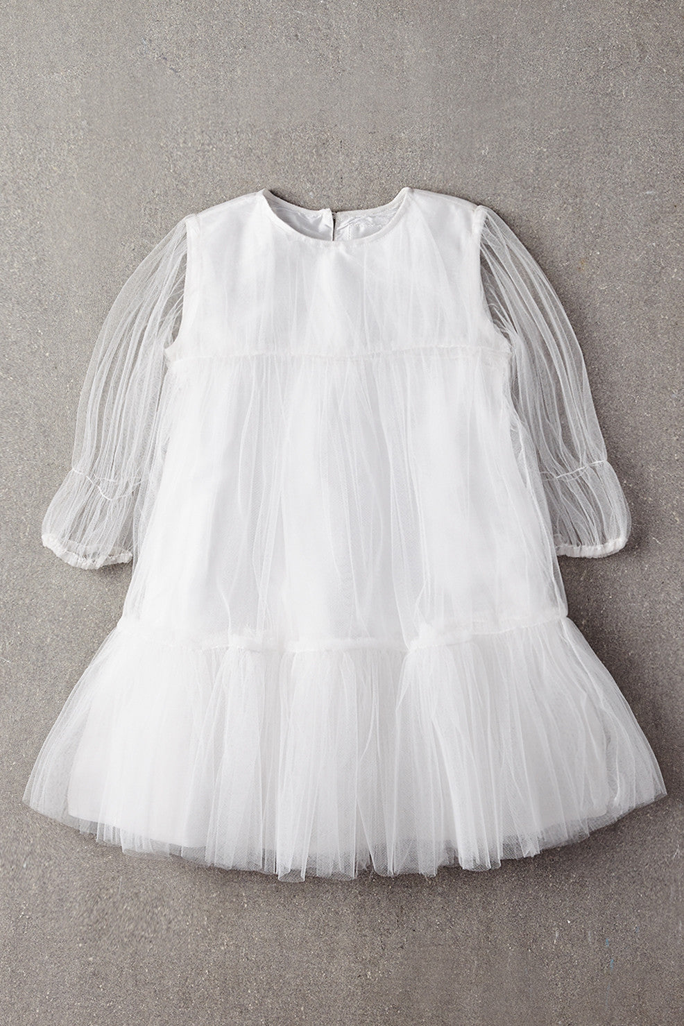Nellystella Alice Classic White Baby Girls Dress - Elegant & Comfortable for Parties, Photos & Special Occasions