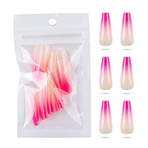 72pcs Mirror Design False Nails - Long Stiletto Press on Nails, Reusable Detachable Nail Tips for Women (MJF005) - Perfect for Parties, Weddings & Special Occasions