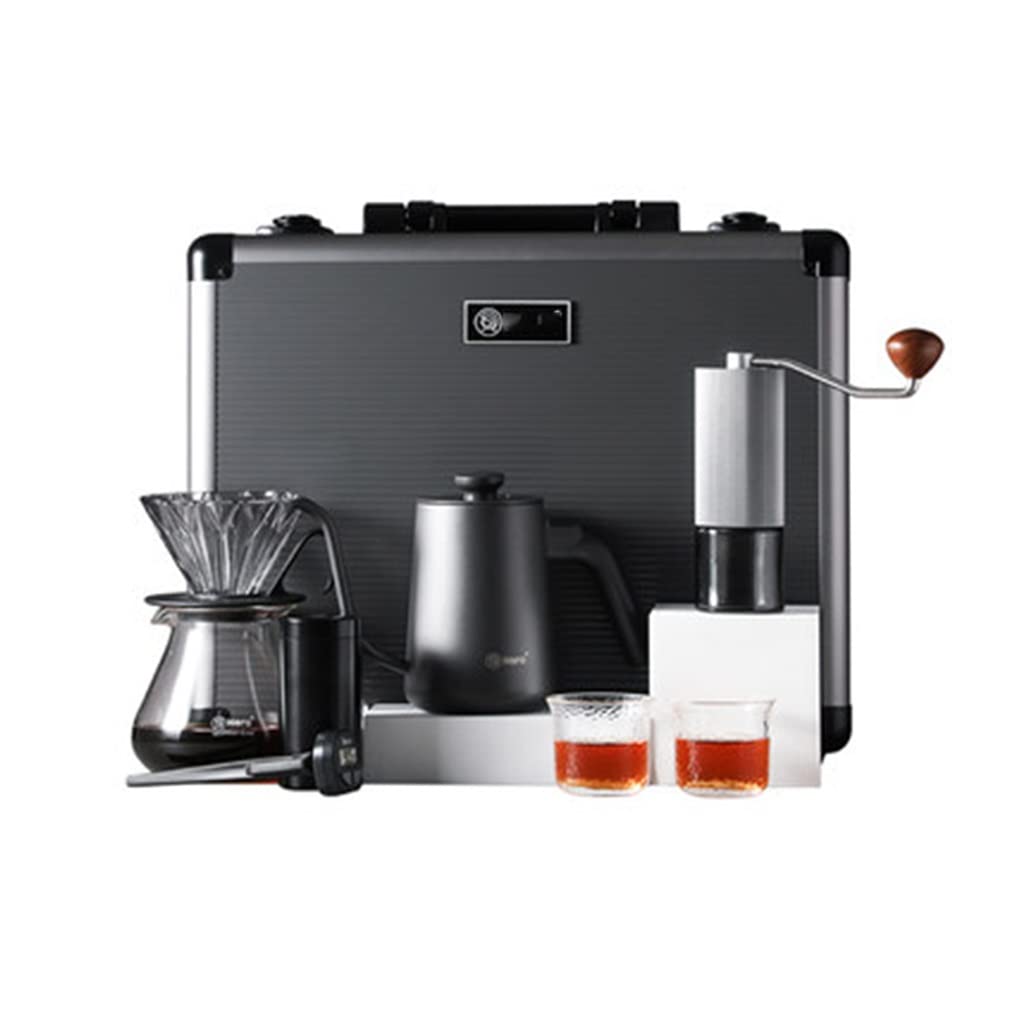 Portable Coffee Dripper Set with Glass Filter - for Home & Office Brewing