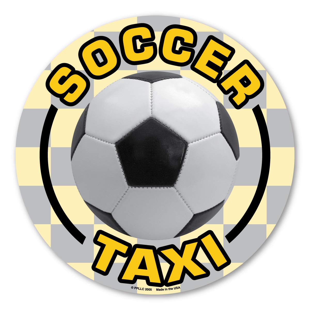 Soccer Taxi Magnet for Cars & Fridges - 5.75