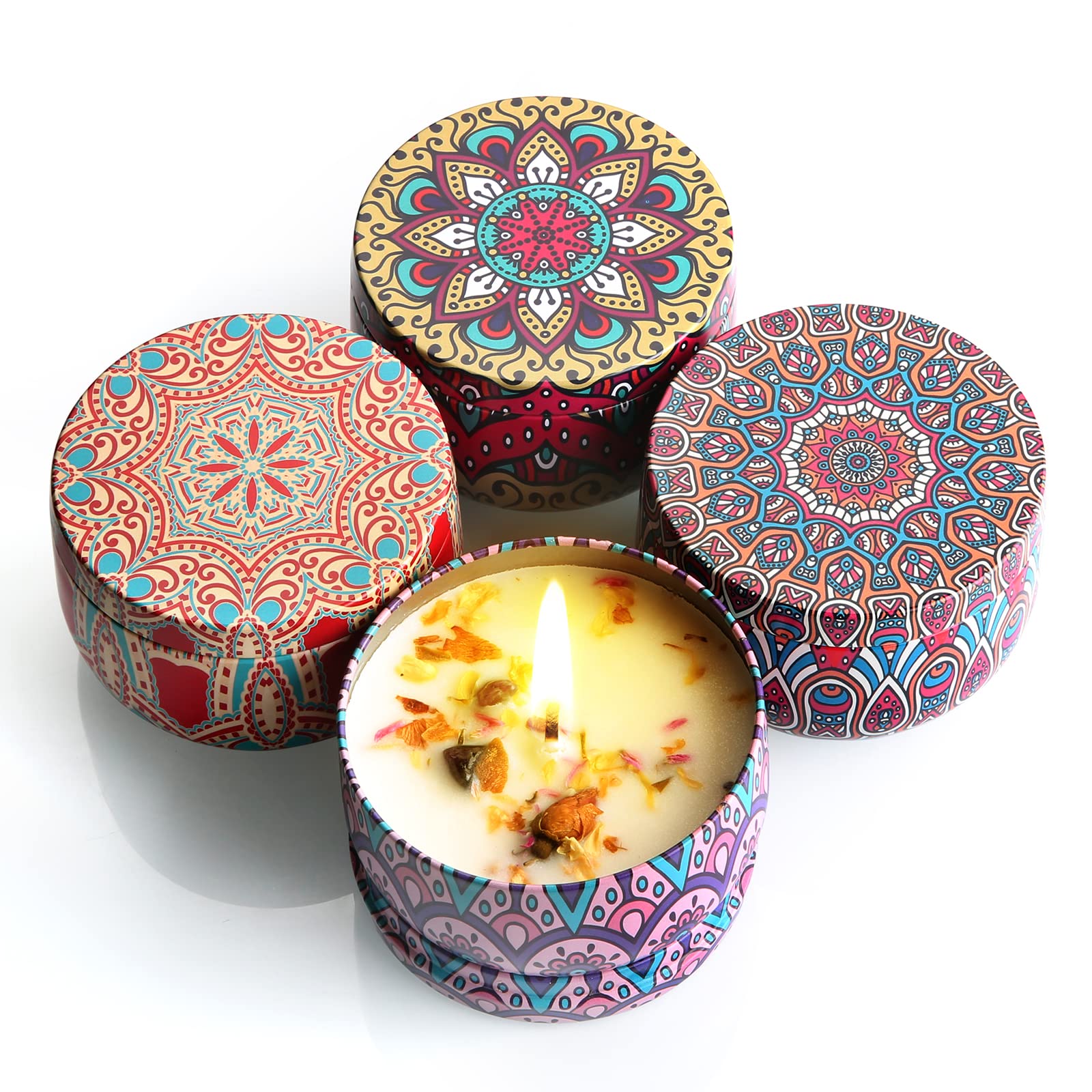 Lavender Scented Candles Gift Set - Aromatherapy for Home, Spa & Meditation