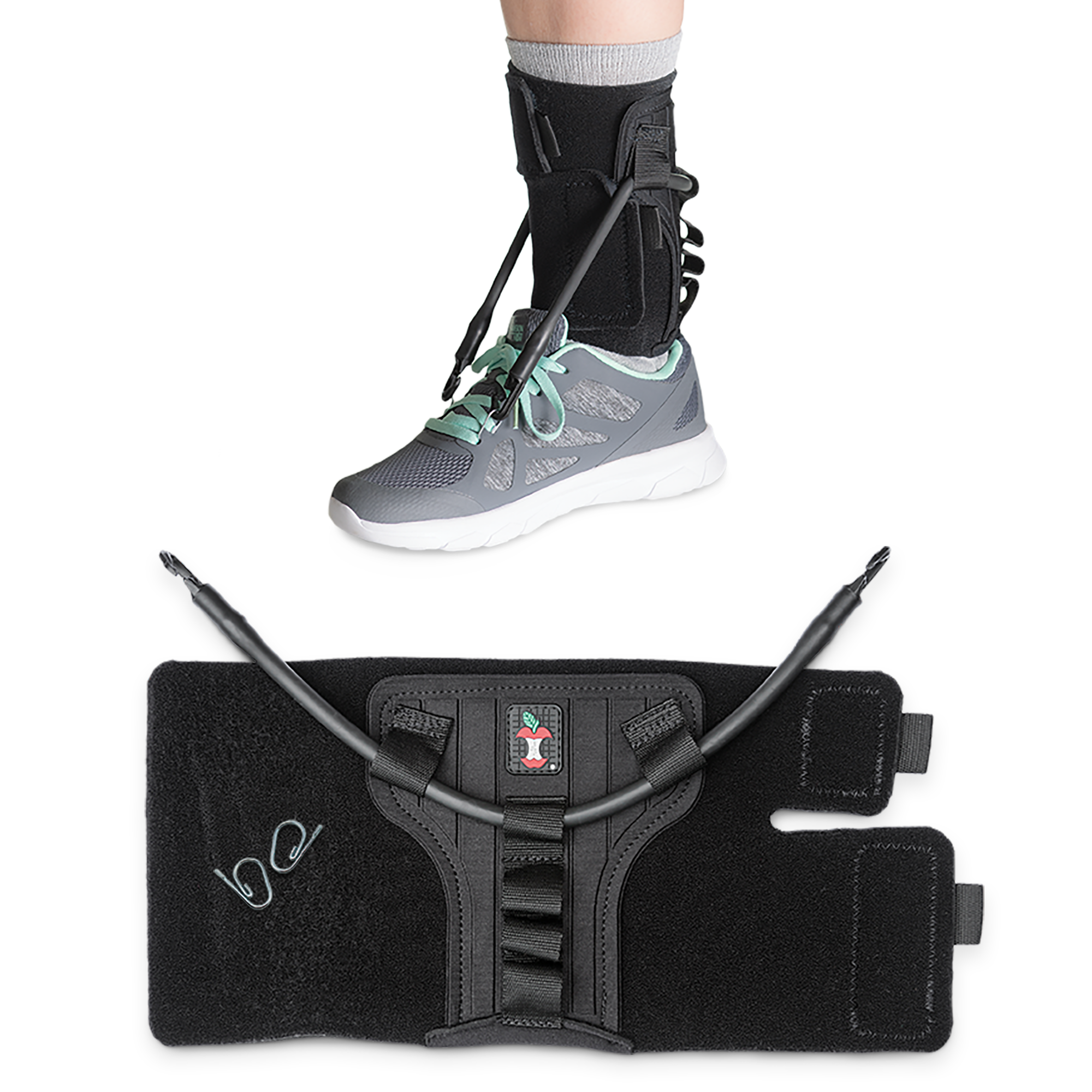 FootFlexor Ankle Foot Orthosis Brace - Adjustable AFO Support for Foot Drop, Plantar Fasciitis & Post-Surgery Recovery - Ideal for Walking, Running & Daily Activities