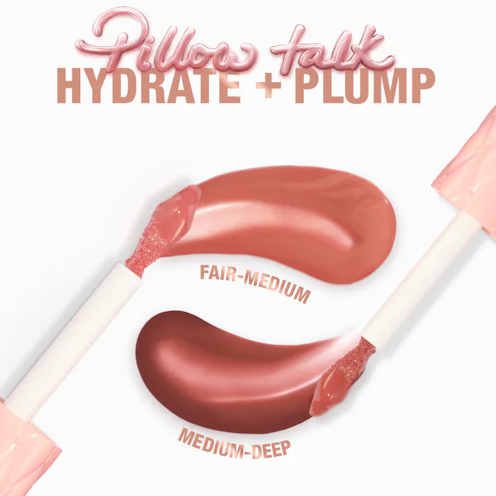 Charlotte Tilbury Pillow Talk™ Big Lip Plumpgasm Volumizing Lip Gloss - Hydrating Plumping Lip Gloss for Fuller Lips, Vegan & Cruelty-Free - Perfect for Date Night, Parties & Everyday Glam