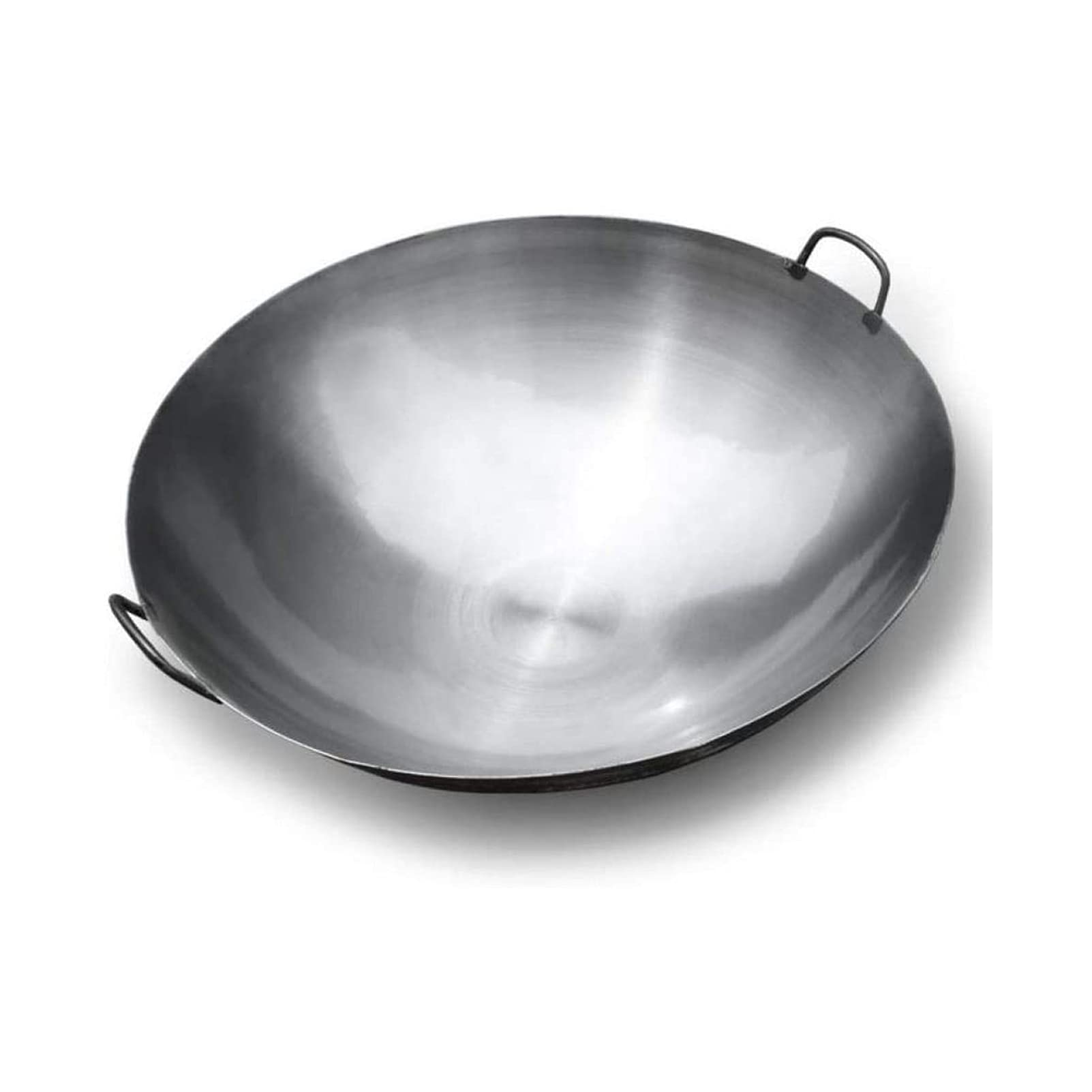 Authentic Pre-Seasoned Chinese Cast Iron Wok Pan - 19.7 Inch Large Deep Stir Fry Pan with Dual Handles - Professional Restaurant-Grade Carbon Steel Wok for High Heat Cooking - Perfect for Stir Frying, Deep Frying, Sautéing & Asian Cuisine