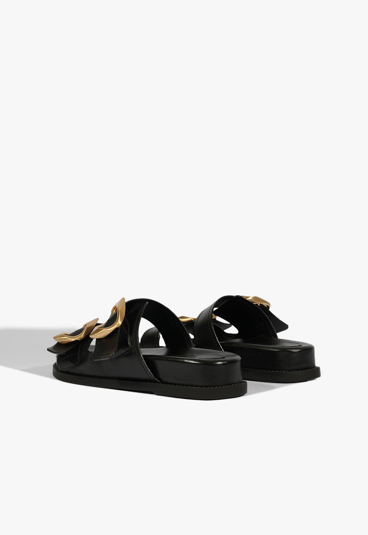 Olga Black Leather Sporty Sandals for Women - Comfortable & Stylish Casual Summer Footwear - Perfect for Walking, Beach, and Outdoor Activities