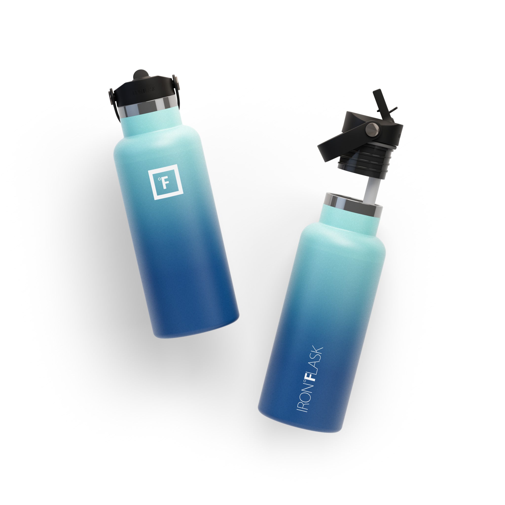 16 Oz Narrow Mouth Water Bottle with Straw Lid - Leakproof & BPA-Free - Perfect for Gym, Hiking, Travel & Everyday Hydration
